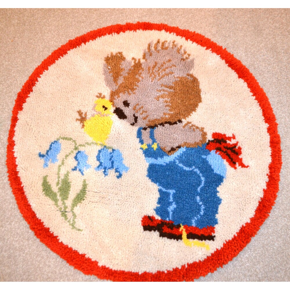 Cottage Core Sweet Childs Latch Hook Shillcraft Rug
